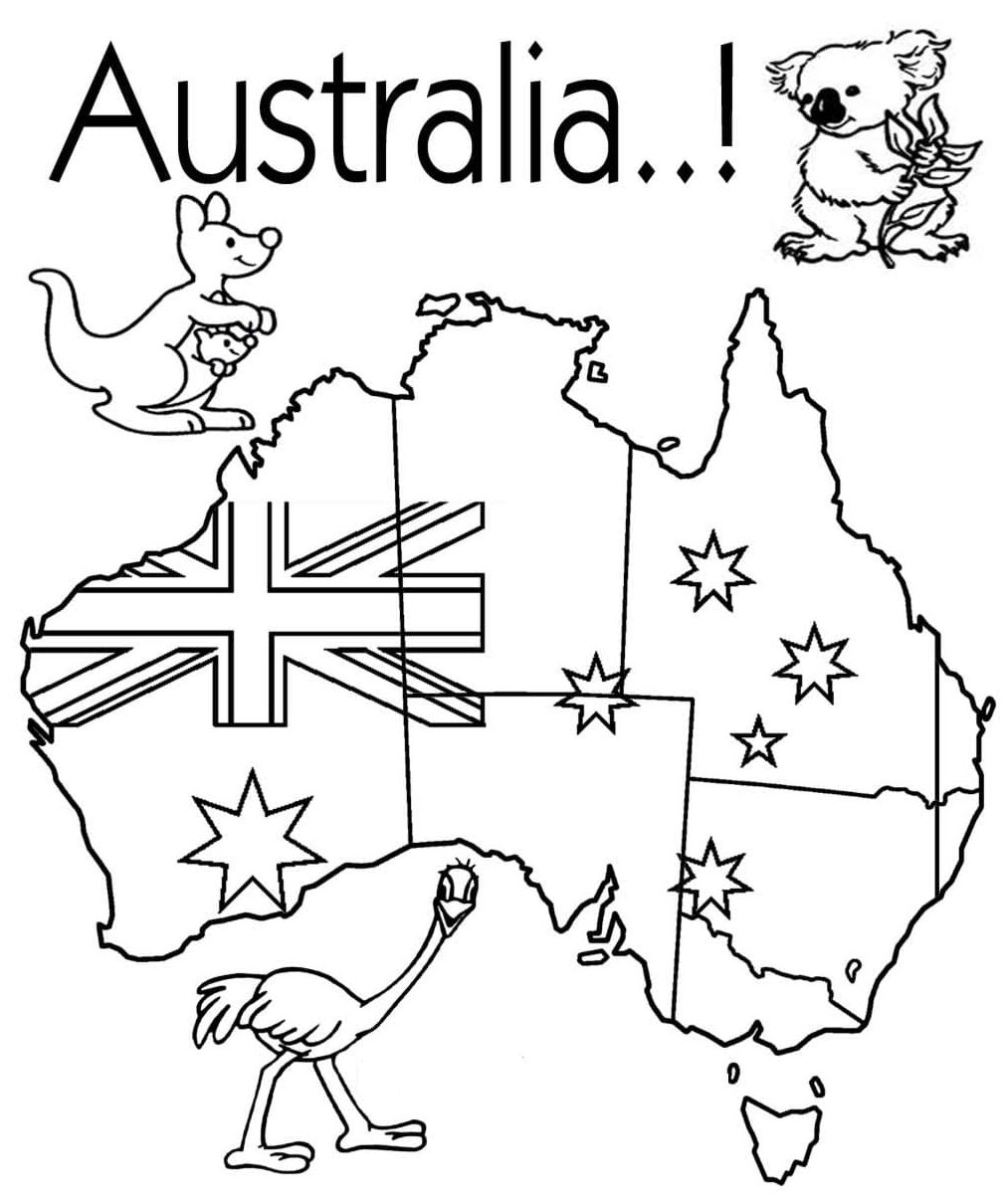 Featured image of post Australia Coloring Pages