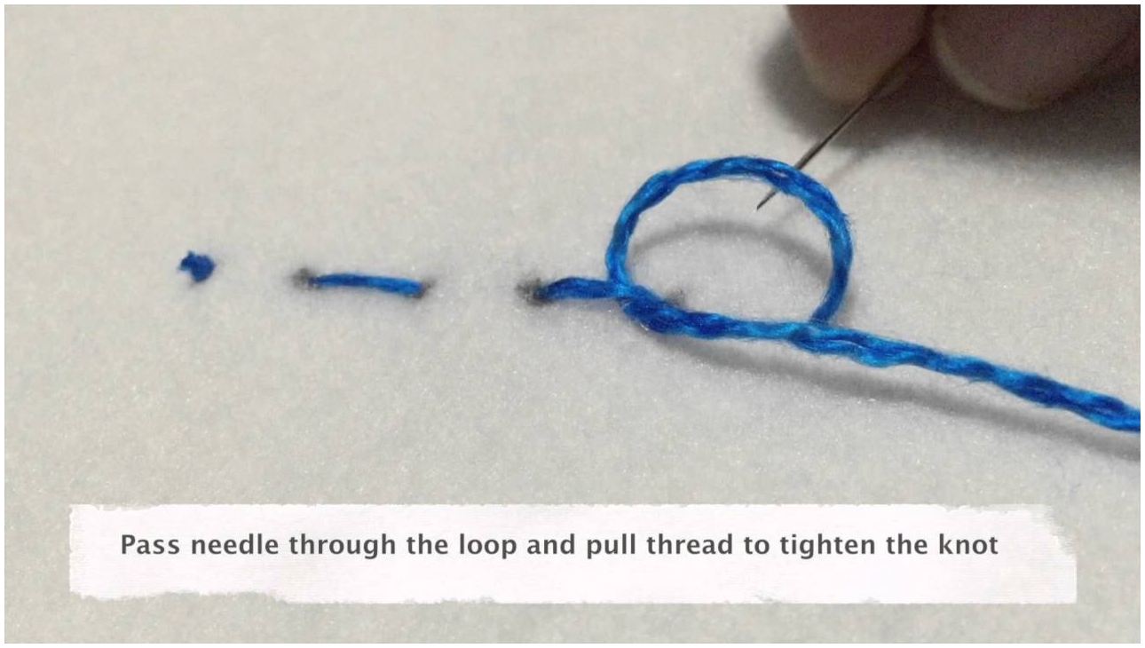 Featured image of post How To Tie A Sewing Knot To Finish
