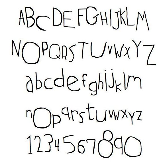 Featured image of post Kids Writing Font